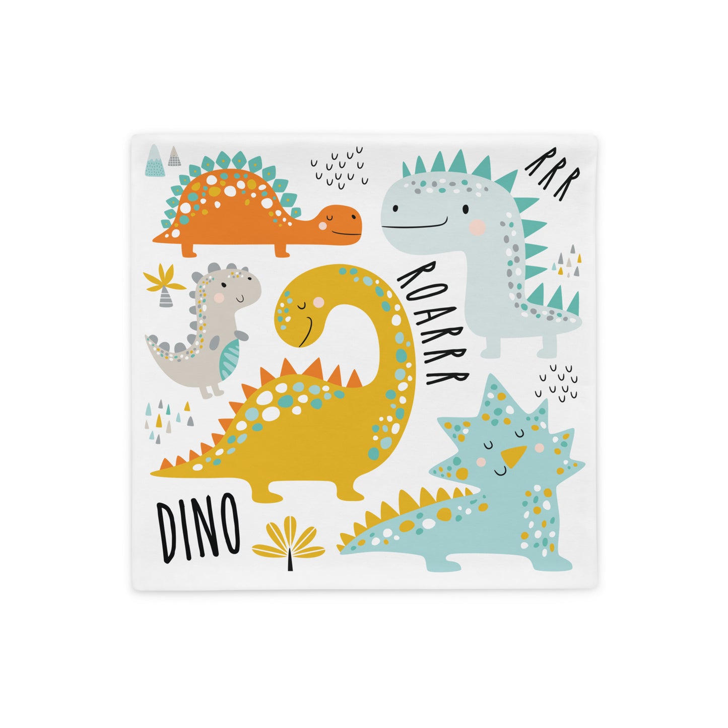 Personalized Name Pillow - Dinosaurs