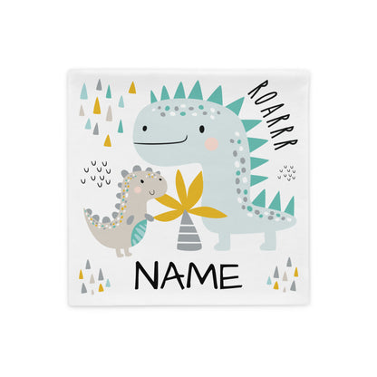 Personalized Name Pillow - Dinosaurs