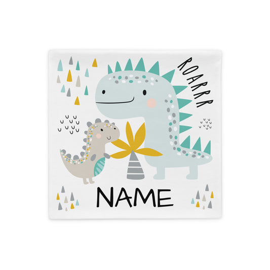 Personalized Name Pillow - Dinosaurs