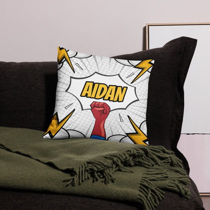 Personalized Name Pillow - Superhero