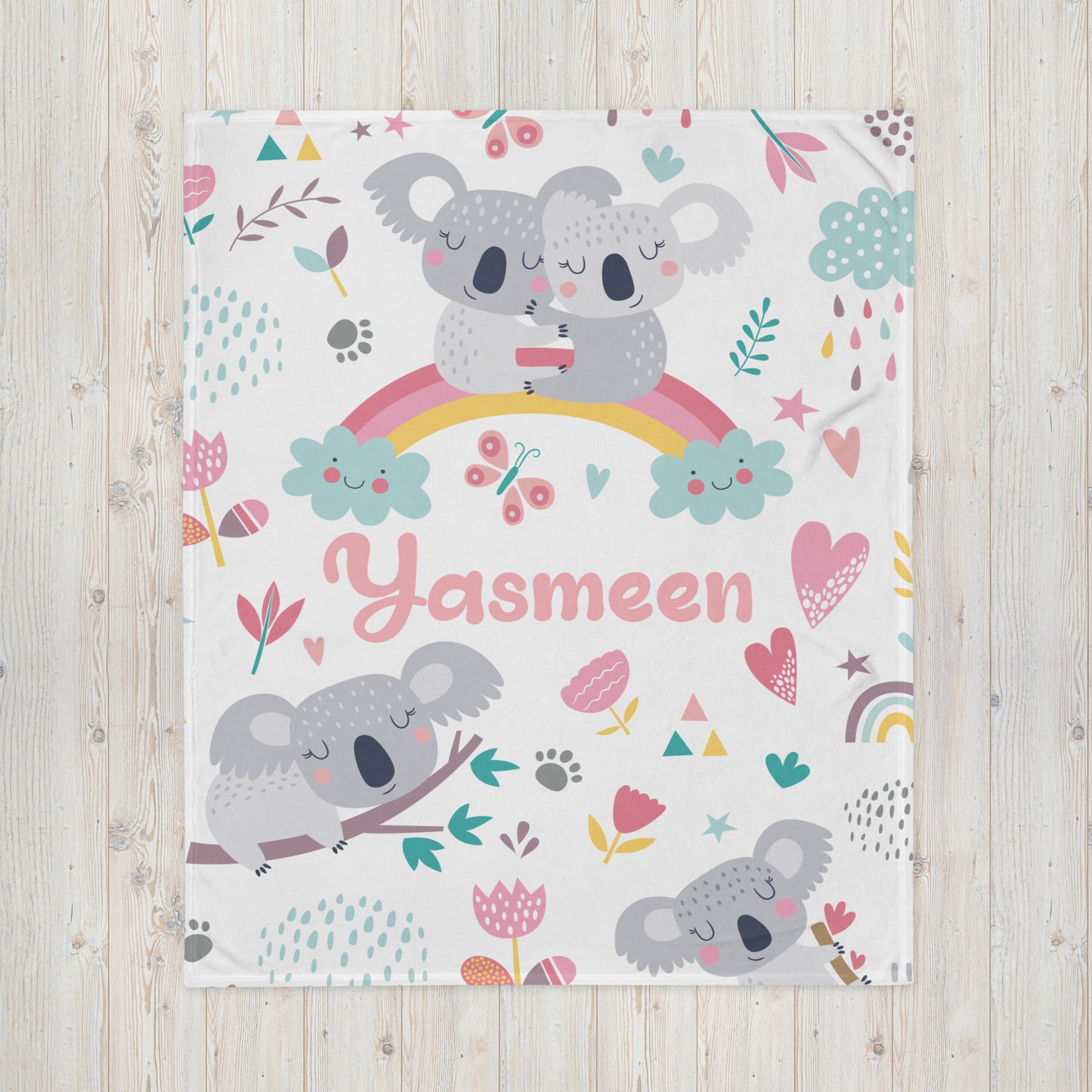 Personalized Name Blanket - Koala