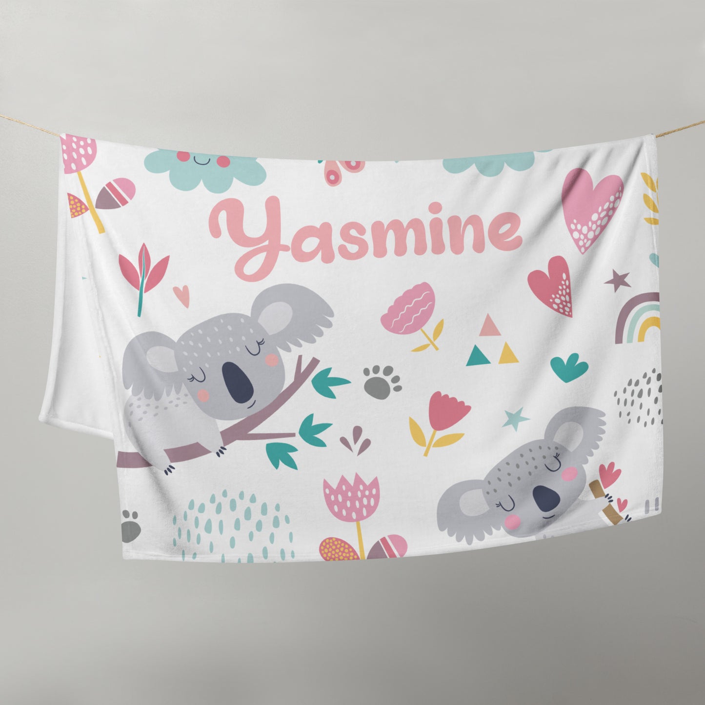 Personalized Name Blanket - Koala