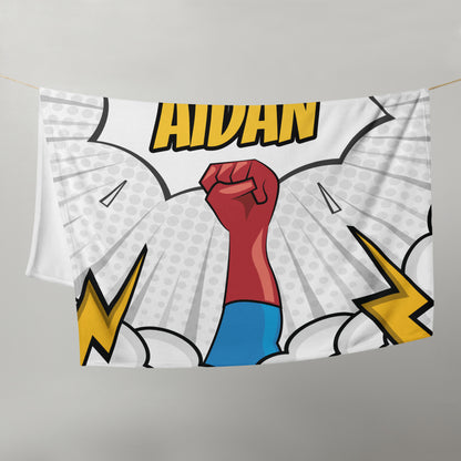 Personalized Name Blanket - Superhero